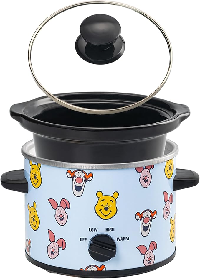 Uncanny Brands Disney Winnie the Pooh and Friends 2qt Slow Cooker - Small Kitchen Appliance