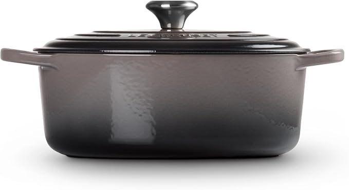 Le Creuset Enameled Cast Iron Signature Oval Dutch Oven, 5 qt, Oyster