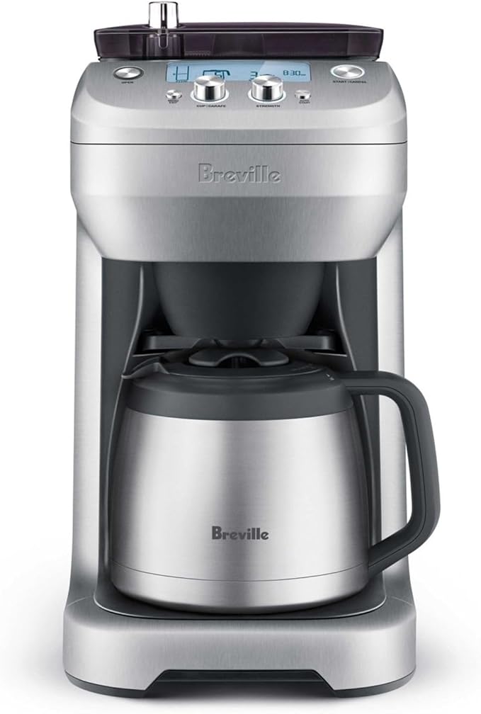 Breville BDC650BSS Grind Control Coffee Maker With Grinder, Brushed Stainless Steel, Thermal Carafe