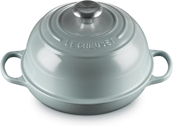 Le Creuset Enameled Cast Iron Signature Round Bread Oven, 9.5 inch, Sea Salt