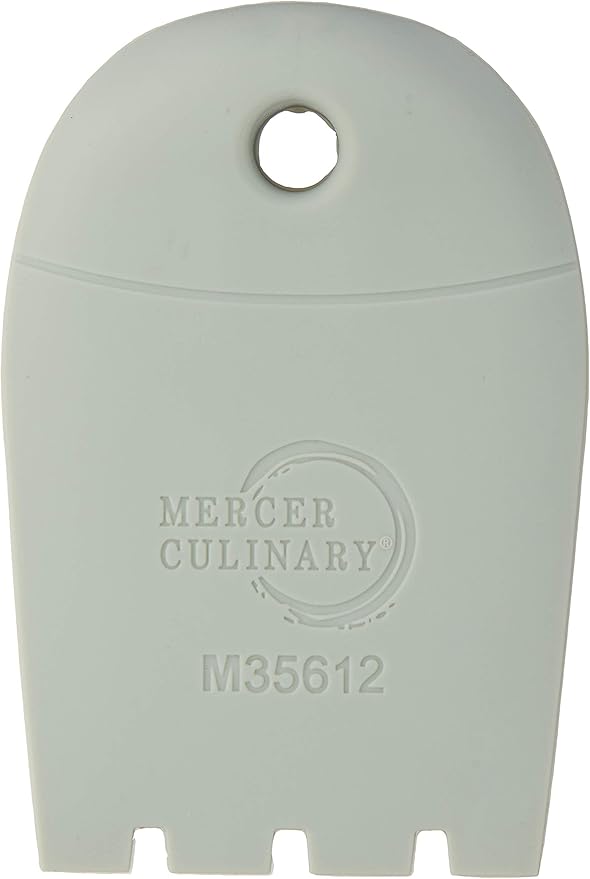 Mercer Culinary Silicone Square Notch Plating Wedge, 4mm, 3 gaps