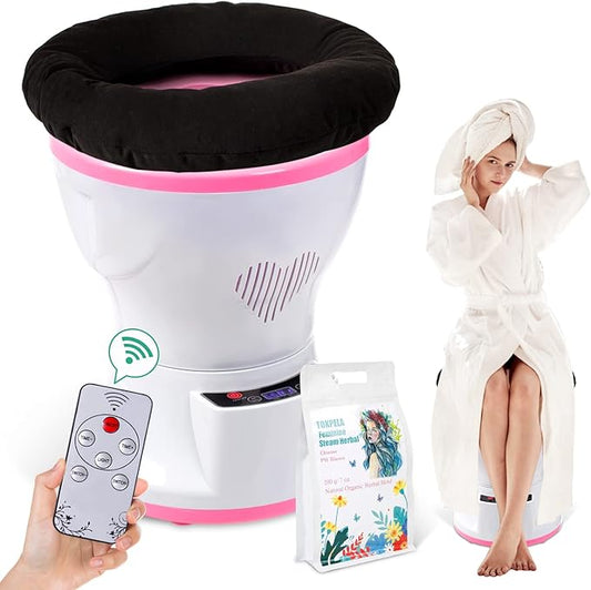 Yoni Steam Pot, Yoni Steam Kit, Yoni steamer, V Steam With 20 Bags Yoni Herbs, Yoni Seat for Women Cleaning, Ph Balance, Postpartum Care and more