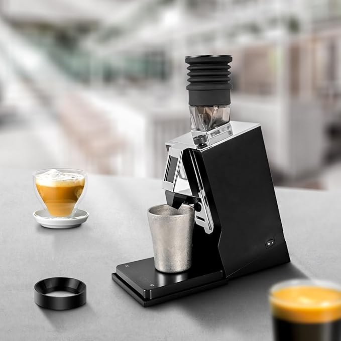 Incline Stand with Tray Compatible with Eureka Mignon Grinder Durable Tilted Angled Base and Drip Tray Espresso Grinder Accessories Parts