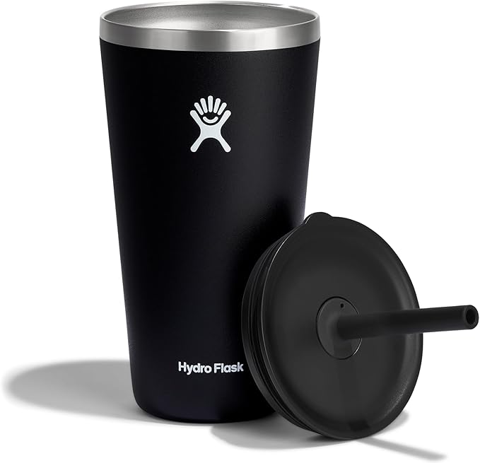28 OZ All Around Tumbler Straw LID Black