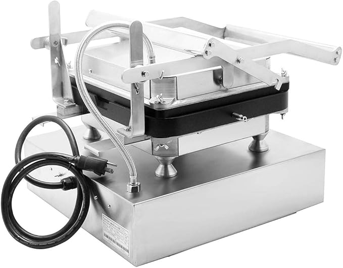 Commercial Egg Tart Crust & Waffle Shell Baking Machine 13-Piece Nonstick Tartlet Baker with Digital Timer Pastry Shell Maker 110V