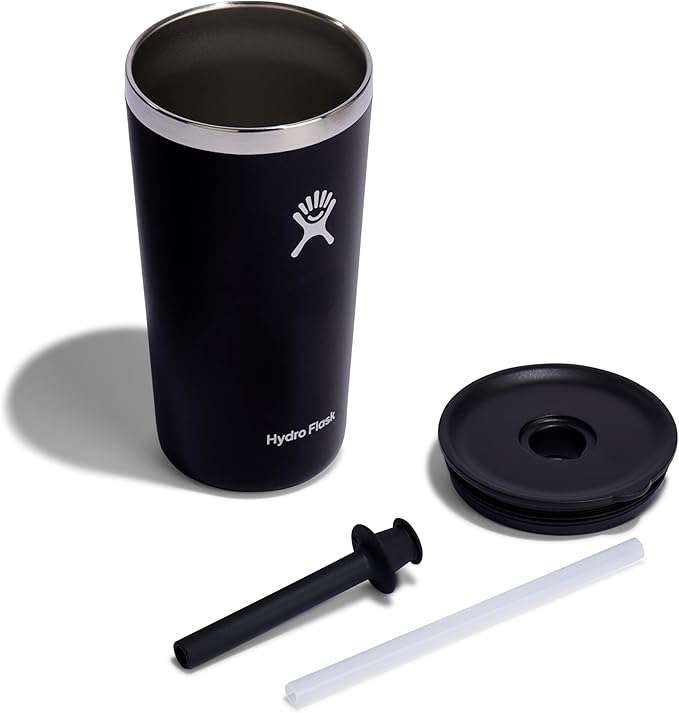20 OZ All Around Tumbler Straw LID Black