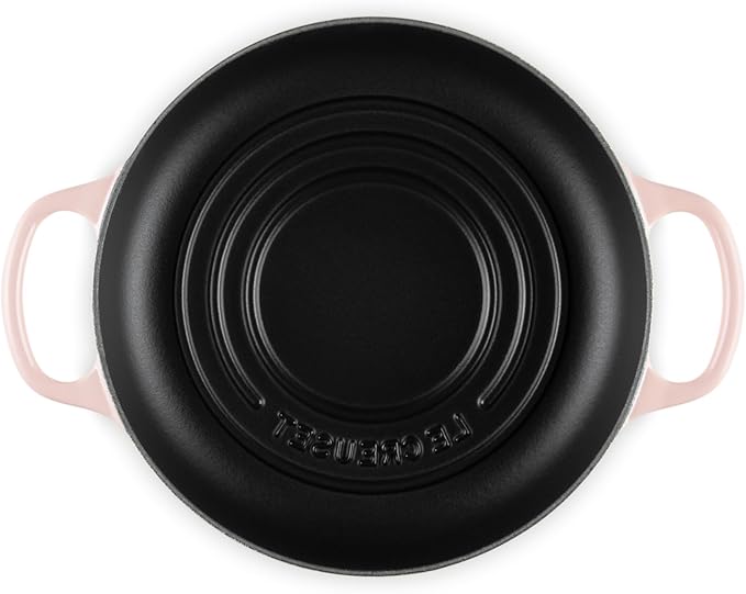 Le Creuset Enameled Cast Iron Signature Round Bread Oven, 9.5 inch, Peche