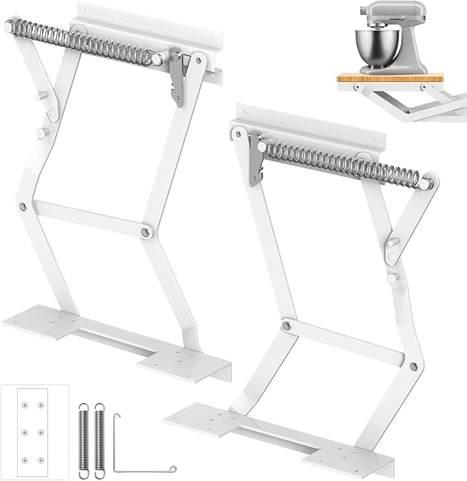 Zipcase Kitchen Appliance Lift，Mixer Lift for Cabinet with Soft-Close Holds Up to 45 lbs, Minimum Applicable Cabinet Size 20"H * 13"W*15"D