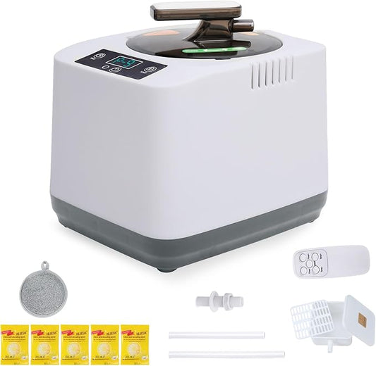 Portable Home Sauna Steam Machine with Remote Control - 1200W 3L Upgrated Fast-Heating System, 9-Level Adjustable Steam & 120-Min Timer, for Home Spa Sauna Accessories