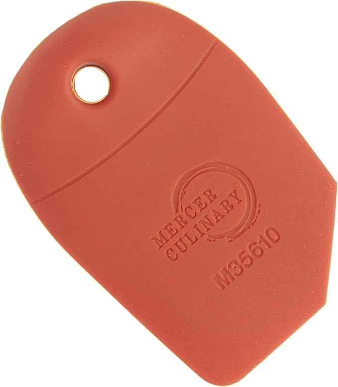 Mercer Culinary Silicone 45 Degree Angle Plating Wedge, Red, Large