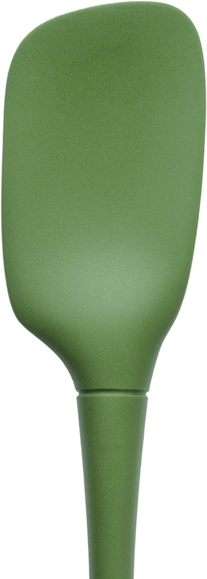 Tovolo Flex Core 5 Piece Silicone Spatula Set Heat Resistant All Silicone Utensils Include Non Stick Spatula Spoonula Jar Scraper, Dishwasher Safe BPA Free Spatulas for Baking Mixing, Pesto Green