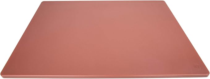 Thirteen Chefs Extra Large 24 x 18 Brown Cutting Board - 1/2" Thick HDPE Plastic for Cooked Meat, NSF Professional Grade for Restaurant Kitchens