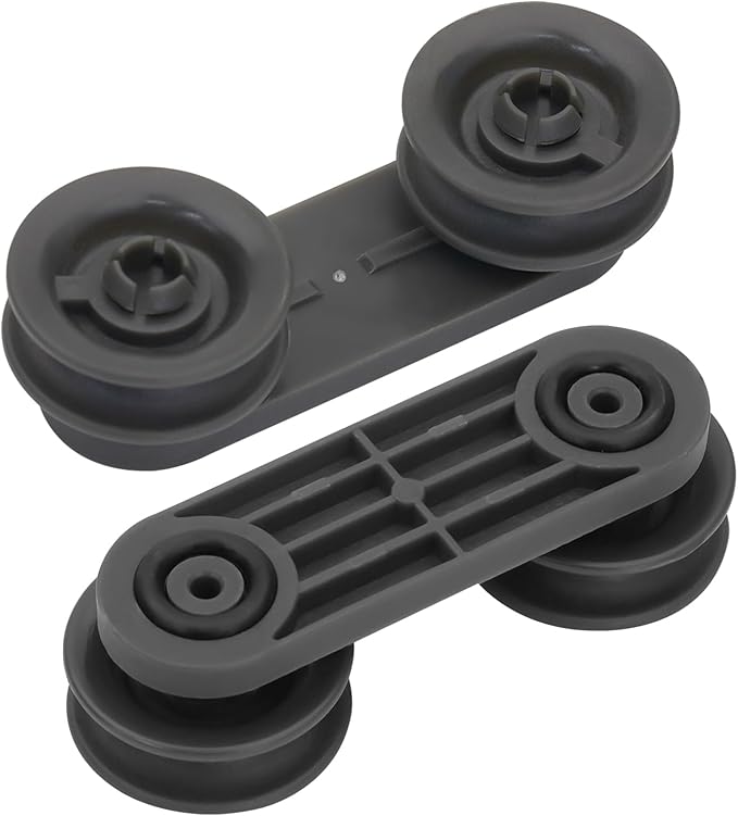 W10078083 WPW10078083 AP6014875 Dishwasher Dishrack Wheel Compatible with Whirlpool Wheel and Bracket Assembly 1446833, PS11748145 (2PACK)