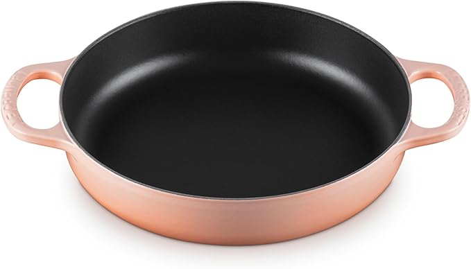 Le Creuset Enameled Cast Iron Signature Everyday Pan, 11", Peche