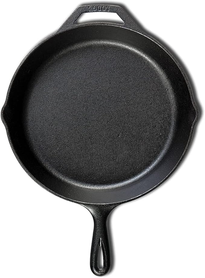 Lodge Seasoned Cast Iron Skillet - PFAS-Free,Non-Toxic Cookware - Use with an Oven,Stove,Grill,or Campfire - Naturally Non-Stick & Oven Safe - 10.25 Inches,(Pack of 3)