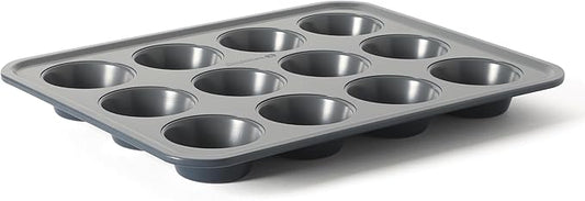 Calphalon Legacy 12 Cup PFA Free Nonstick Cupcake Muffin Pan - Blue