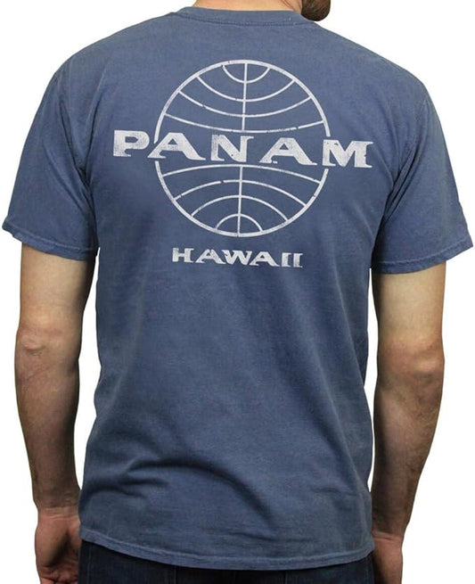 Pan Am Globe Short Sleeve Comfortable Cotton T-Shirt