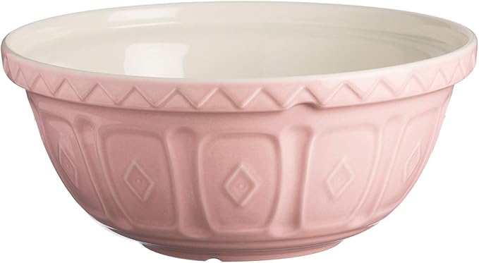 Mason Cash Color Mix S24 (2.15 Qt) Mixing Bowl | Powder Pink