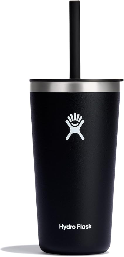20 OZ All Around Tumbler Straw LID Black