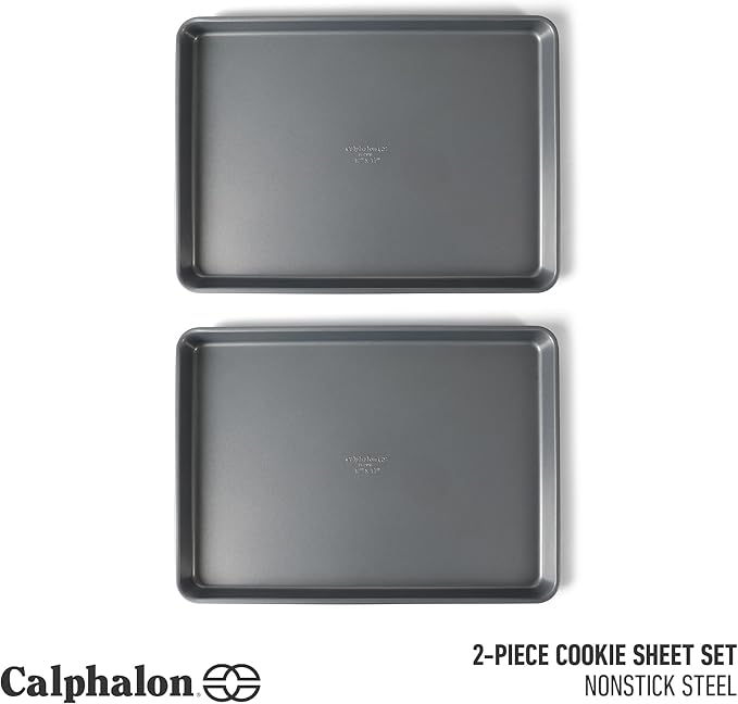 Calphalon Titan Steel Core 2 Piece, 12 x 17 Inch Nonstick Cookie Sheet