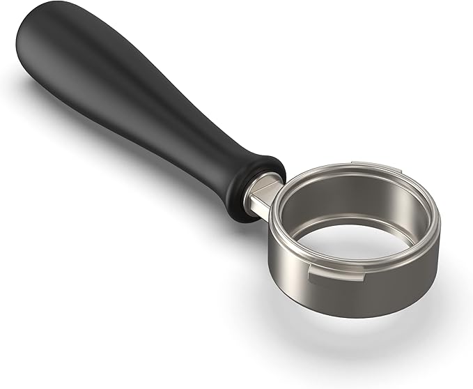 Rancilio Silvia Bottomless Portafilter 58mm - Authentic Italian Portafilter with 3 Cup Basket. Fits Home and Commercial Espresso machines + Gladwise Coffee Card