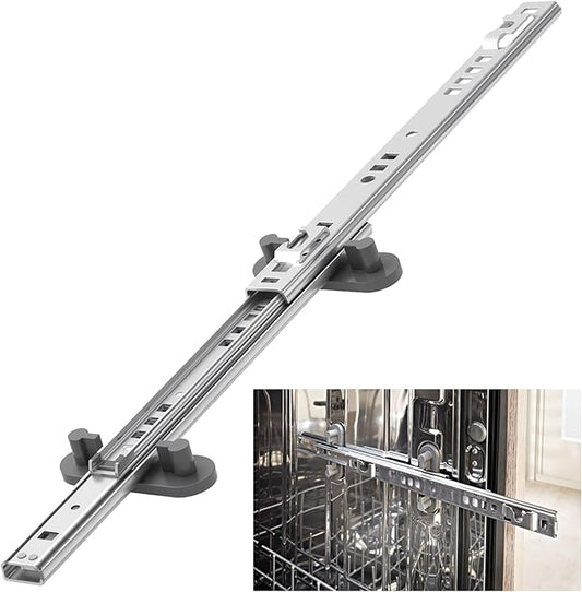 Upgraded W11259786 Dishwasher Dishrack Slide Track, Compatible With Whirlpool, KitchenAid, Kenmore, Maytag Dishwasher WPW10546503 AP6783993 PS12584377 (Right Slide)