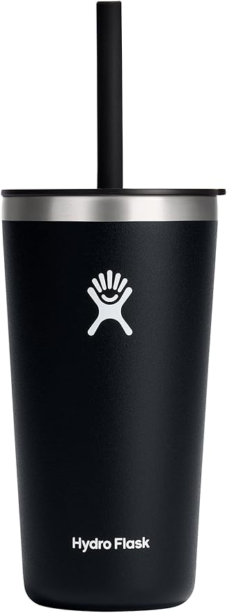 20 OZ All Around Tumbler Straw LID Black