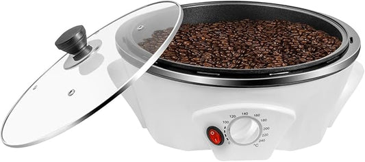 Coffee Roaster Machine, 800W Electric Home Coffee Bean Baker Adjustable Temperature 1.1LBS Coffee Bean Roasting Baking Machine Nut Peanut Cashew Chestnuts Roasting Machine for Cafe Shop/Home
