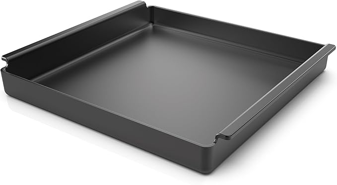 Ninja XSKOCTPN Woodfire Outdoor Cast Iron Pan, Pre-Seasoned, High Heat, Compatible Woodfire Outdoor Oven (OO100 Series), Cast Iron, Black, 12” x 12”