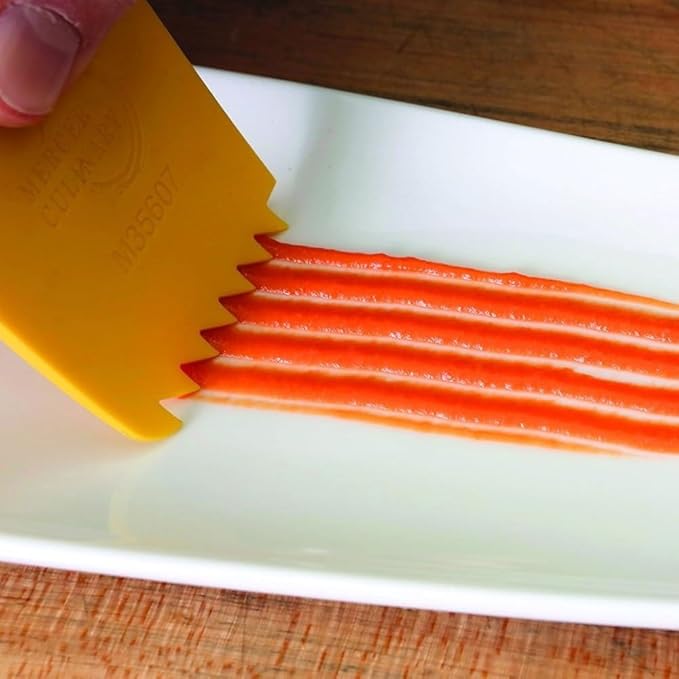 Mercer Culinary Silicone 8 Piece Plating Wedge Set, Multicolor