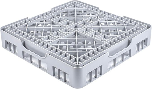 Restaurantware-Clean Tek Professional Peg Rack, 1 Heavy Duty Tray Rack for Dishwashing - Durable, Long-Lasting, Gray Polypropylene Dish Rack, All Purpose, Ideal for Plates, Trays, and Bowls