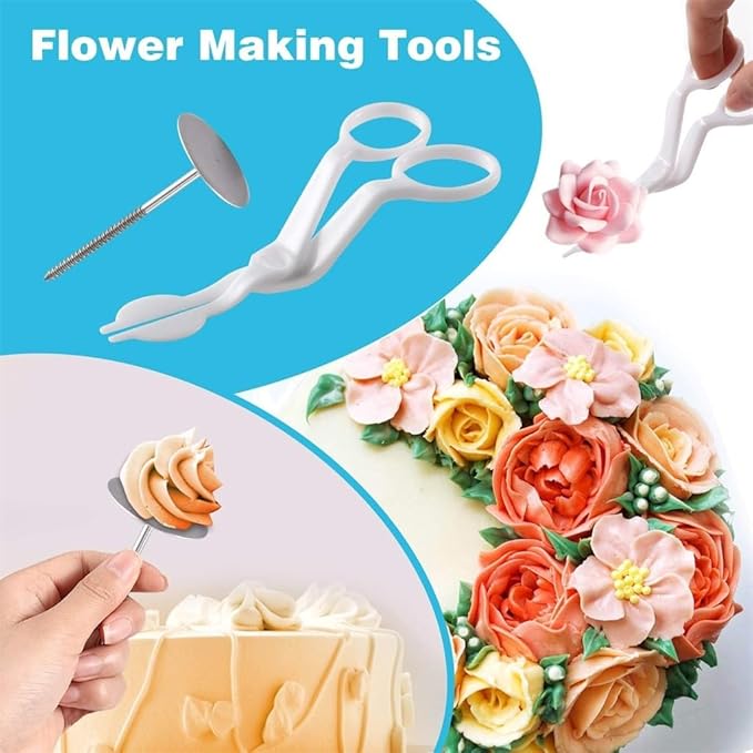 375 Piece Cake Baking Tool Set Cake Turntable Set Combined Baking Tray And Flower Mouth Set