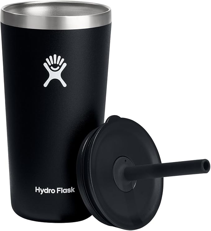 20 OZ All Around Tumbler Straw LID Black