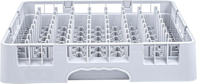 Restaurantware-Clean Tek Professional Peg Rack, 1 Heavy Duty Tray Rack for Dishwashing - Durable, Long-Lasting, Gray Polypropylene Dish Rack, All Purpose, Ideal for Plates, Trays, and Bowls