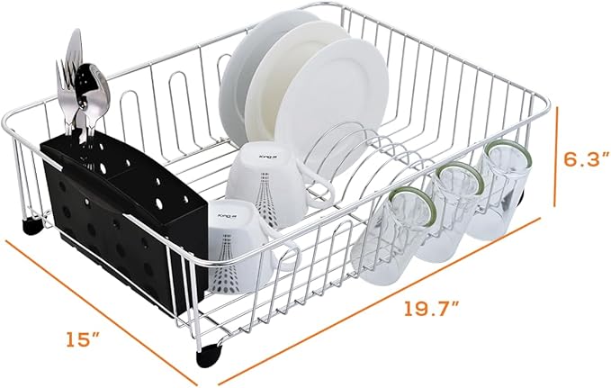 Daisy Dish Rack - Stainless Steel - Never Rust - EXTRA Large