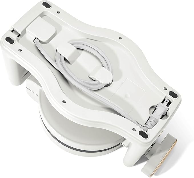 Beautiful Rotating Belgian Waffle Maker, White Icing by Drew Barrymore Makes 1-Inch Thick Waffles, Stainless Steel (White Icing)