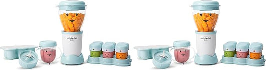NutriBullet NBY-50100 Baby Complete Food-Making System,32-Oz,White,Blue,Clear,(Pack of 2)