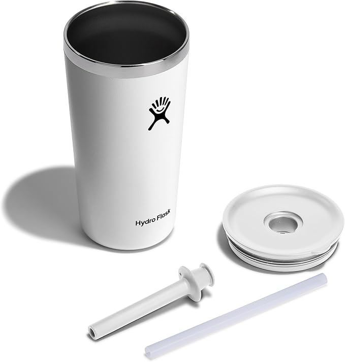 20 OZ All Around Tumbler Straw LID White