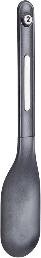 KitchenCraft MasterClass Smart Space Nesting Magnetic Kitchen Utensil Set, Silicone, Black, 9 x 9 x 30 cm, Pack of 5