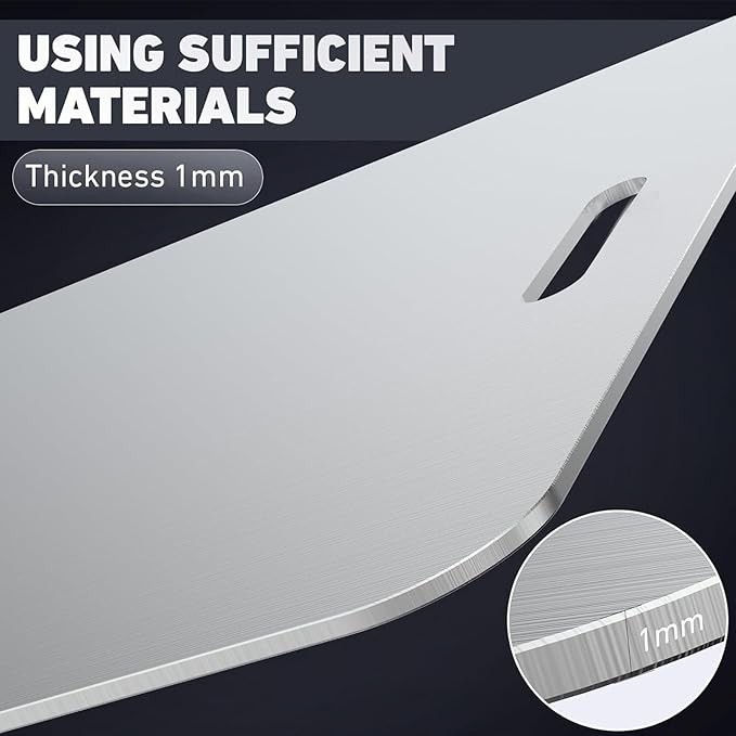 Stainless Steel Cutting Board, 3 PCS Cutting Boards for Kitchen, 304 Stainless Non Stick Chopping Cutting Board for Meat Fruit & Vegetable (15" x 11", 13"x 9", 10" x 6")