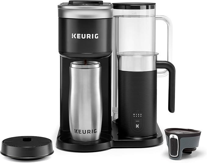 Keurig K-Cafe Essentials Single Serve K-Cup Pod Coffee Maker, Black