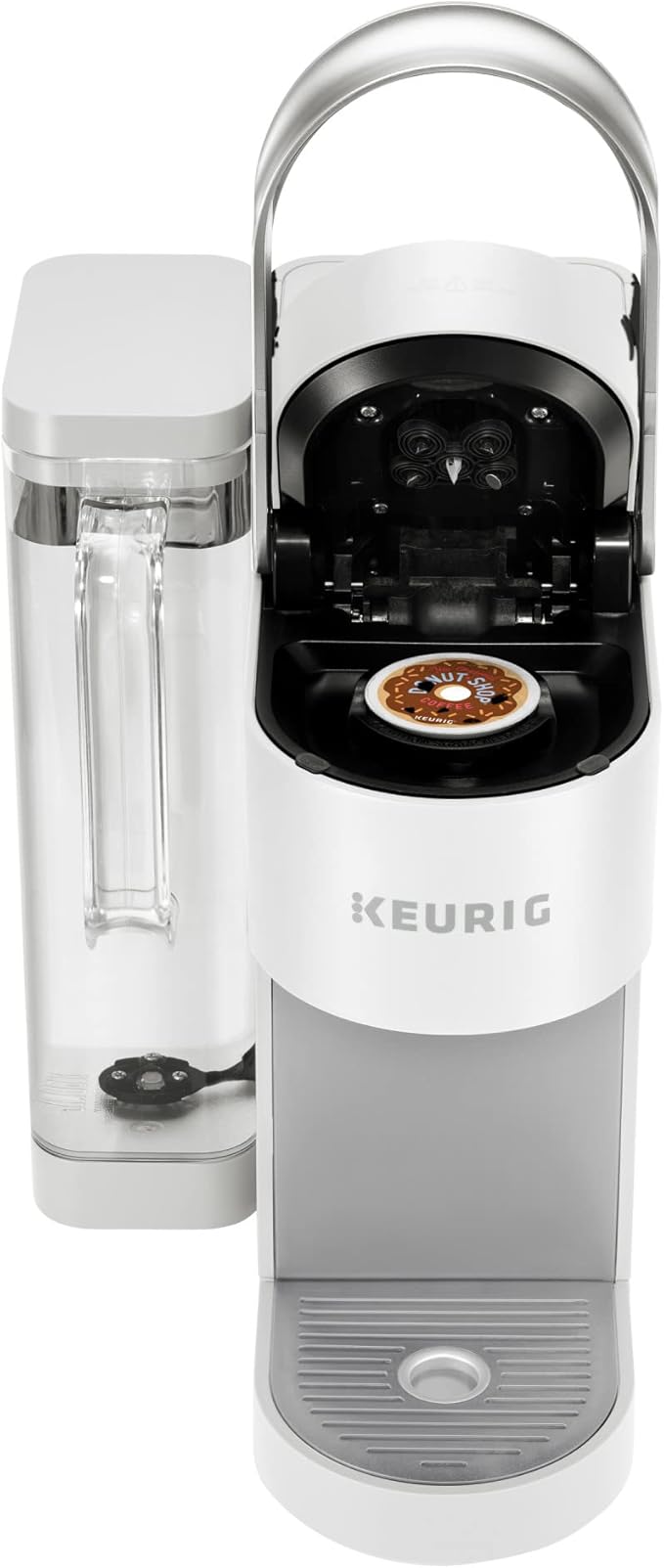 Keurig K-Supreme SMART Single Serve Coffee Maker With WiFi Compatibility, 4 Brew Sizes, And 66oz Removable Reservoir, Compatible with Alexa, White