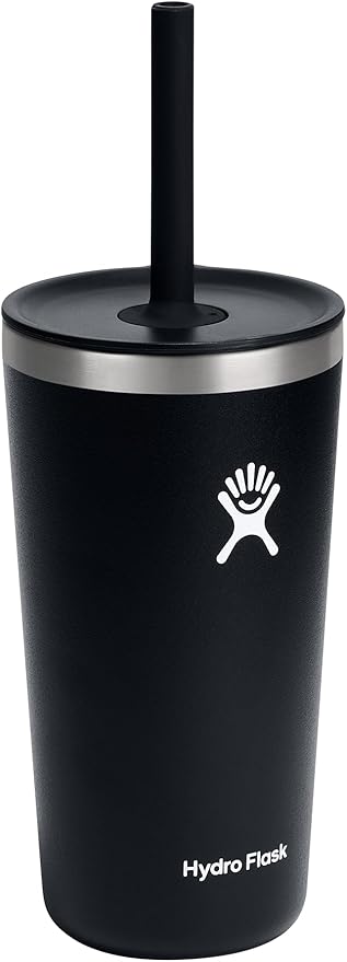 20 OZ All Around Tumbler Straw LID Black