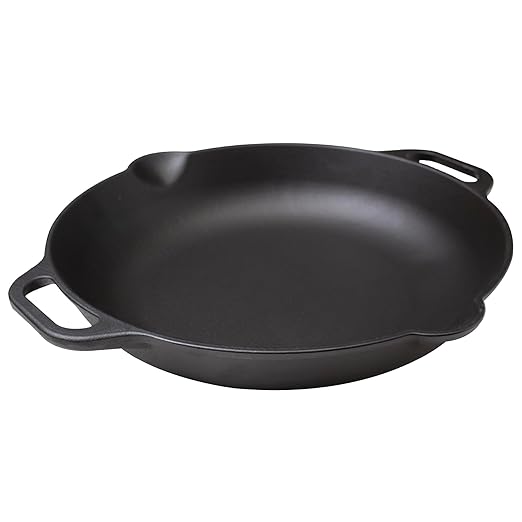 Victoria 13-Inch Cast Iron Skillet, Pre-Seasoned Cast Iron Frying Pan with Long Handle, Made in Colombia