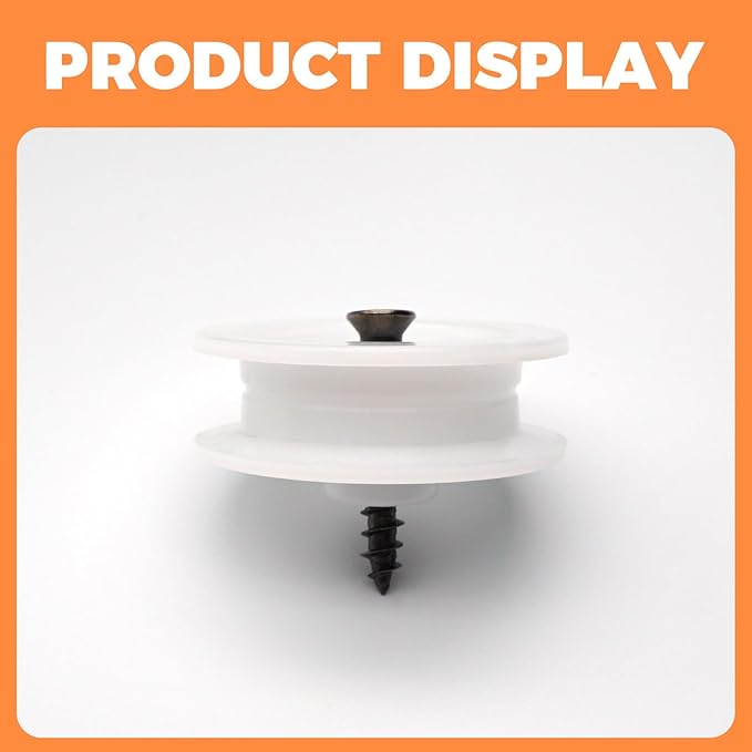 Dishwasher Tub Dishrack Roller 5304507405 for Frigidaire Dishwasher, Upper Dishrack Roller Replaces 154333903 154333902 5300809917 154333901 154213401 154080001, 4 Pack