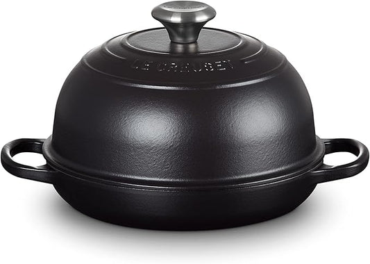 Le Creuset Enameled Cast Iron Signature Round Bread Oven, 9.5 inch, Licorice