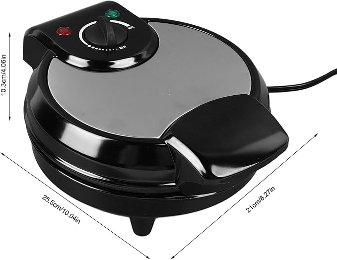 Mini Waffle Ice Cream Cone Maker, Homemade Ice Cream Cones 1200W Electric Nonstick Waffler Iron Machine, for DIY Home Kitchen Holiday Parties Baking, Get Home Ice Cones in 2 Minutes
