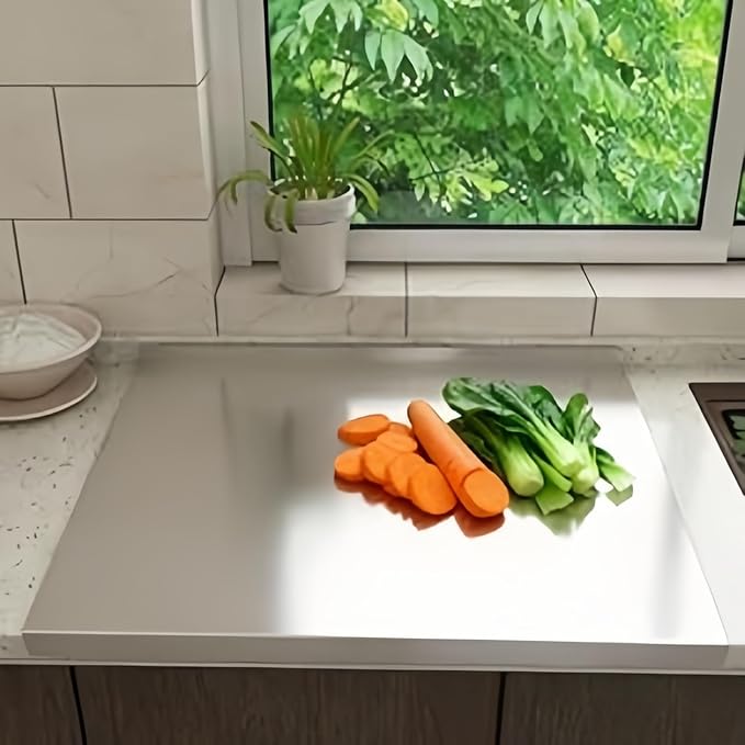 Large Stainless Steel Cutting Board,Suitable for Cutting Meat,Dicing,Vegetables,Fruits,Bread and Baking.ItIsConvenienttoClean,EasytoStoreandCan Be Washed in a Dishwasher (15.8 * 19.6in)