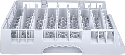 Restaurantware-Clean Tek Professional Peg Rack, 1 Heavy Duty Tray Rack for Dishwashing - Durable, Long-Lasting, Gray Polypropylene Dish Rack, All Purpose, Ideal for Plates, Trays, and Bowls