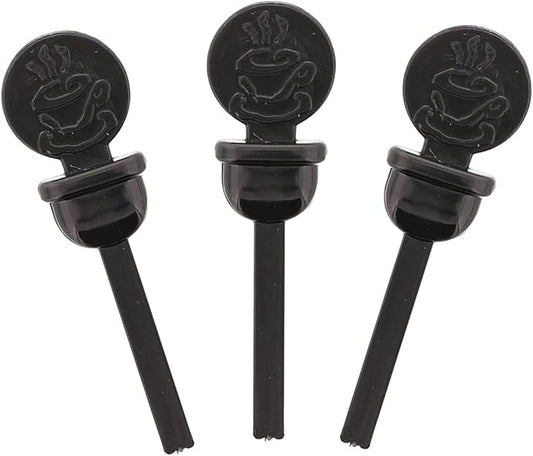StixToGo Beverage Plugs - Leak Prevention Coffee Accessory for Hot Drinks, Disposable Coffee Stoppers, Fits Standard Lids - Black, 2", Pack of 2000